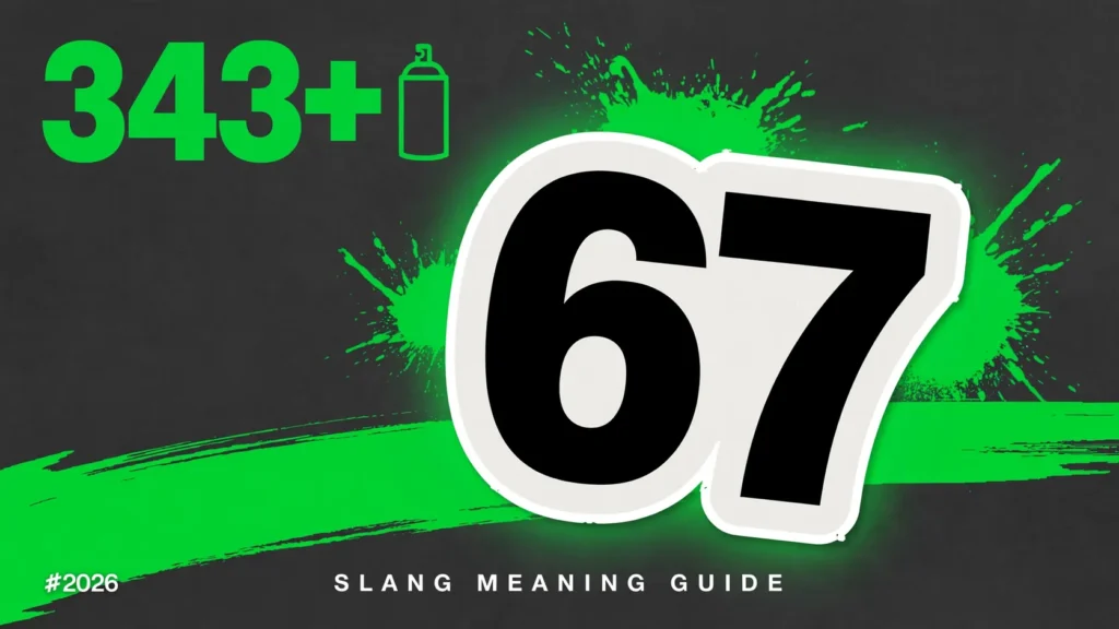 What Does 67 Mean In Slang
