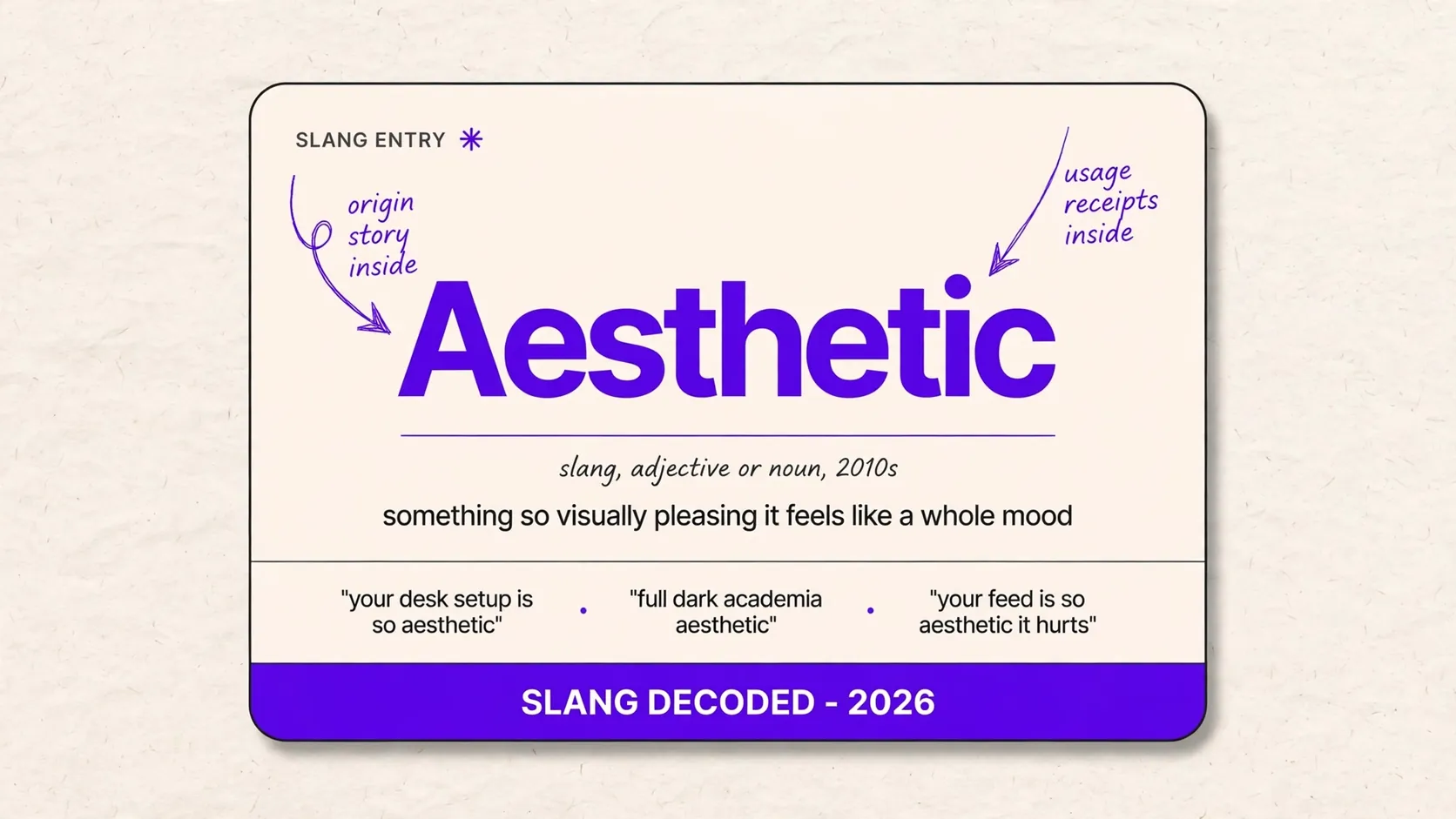 What Does Aesthetic Mean In Slang What Does Aesthetic Mean In Slang