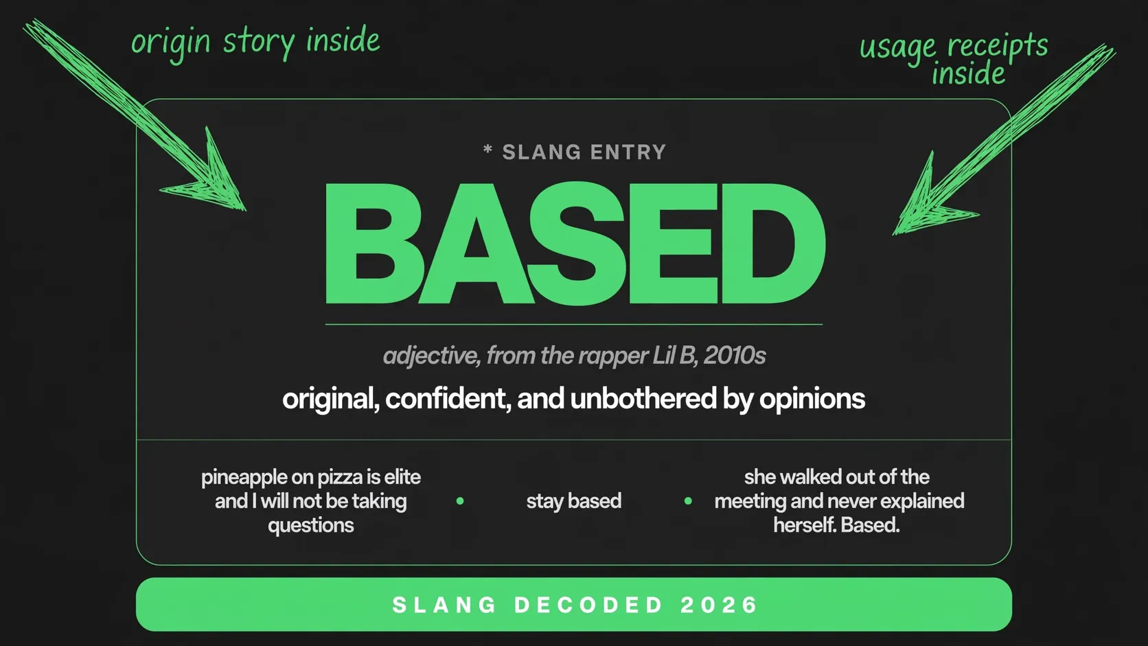 What Does Based Mean In Slang What Does Based Mean In Slang