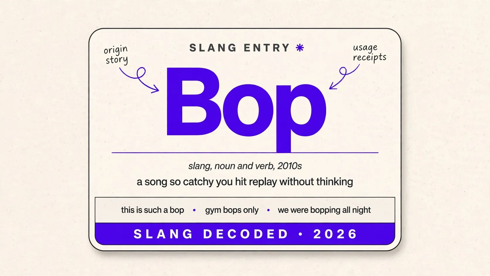 What Does Bop Mean In Slang What Does Bop Mean In Slang