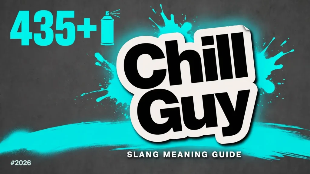 What Does Chill Guy Mean In Slang