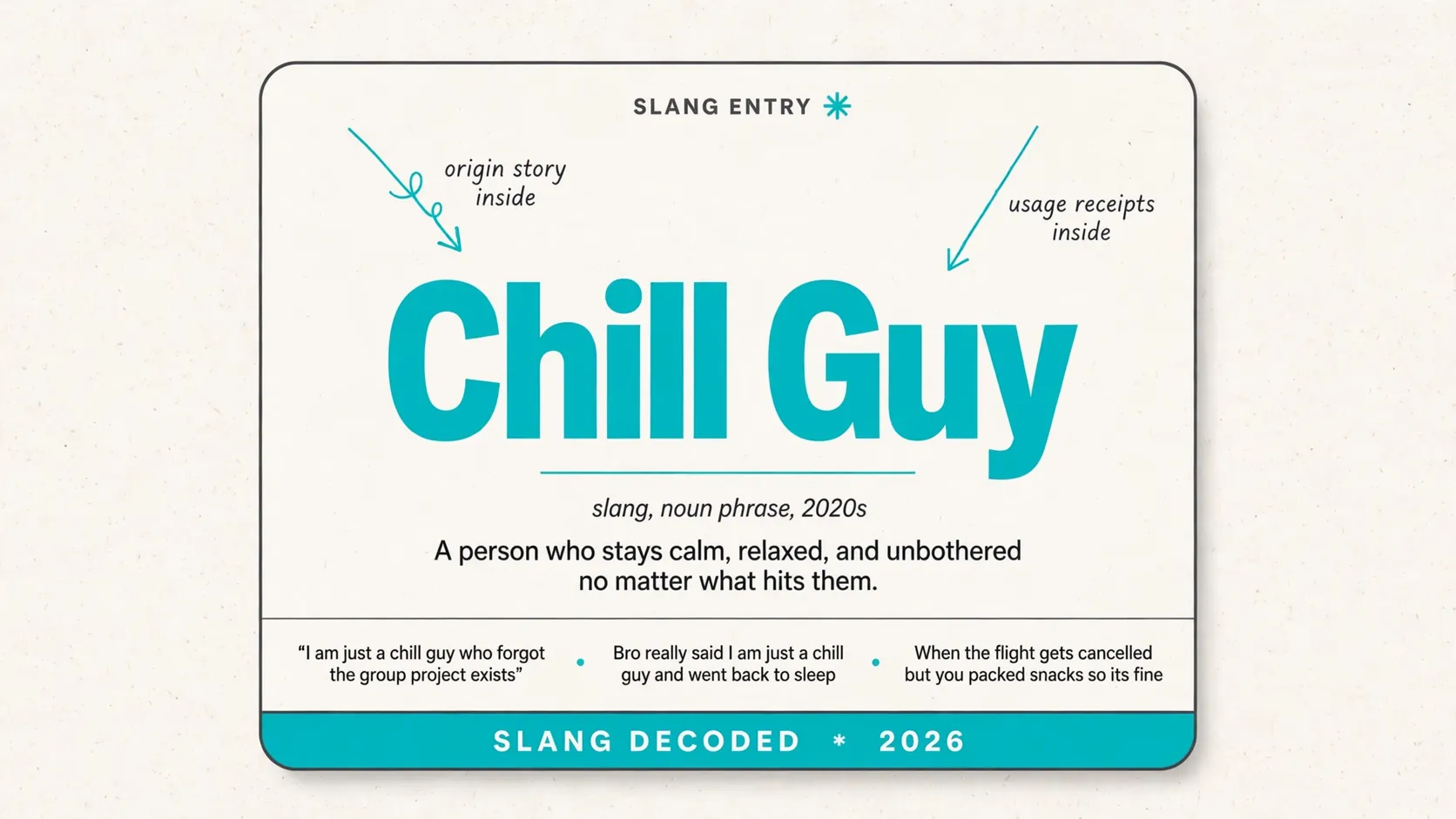 What Does Chill Guy Mean In Slang What Does Chill Guy Mean In Slang