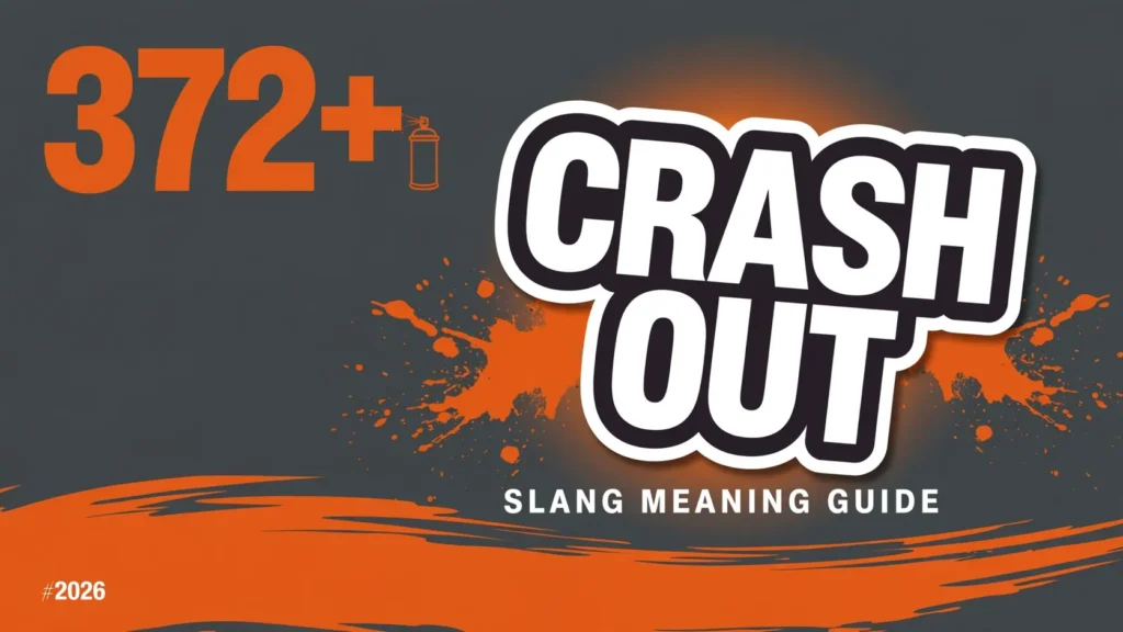 What Does Crash Out Mean In Slang