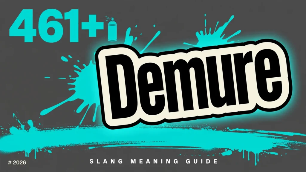 What Does Demure Mean In Slang