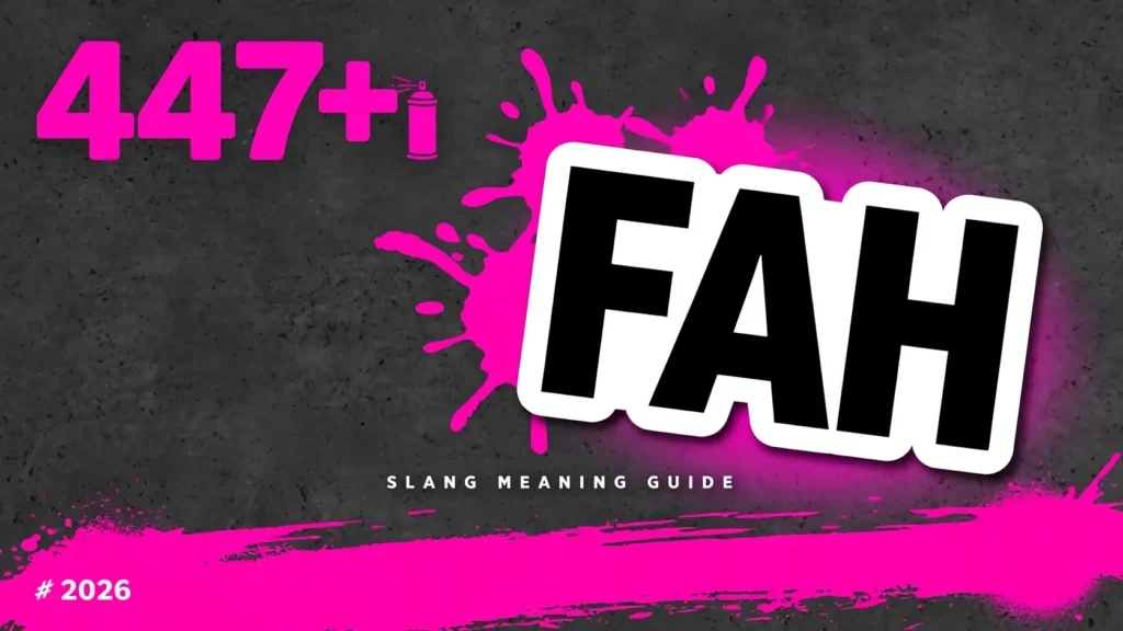 What Does Fah Mean In Slang