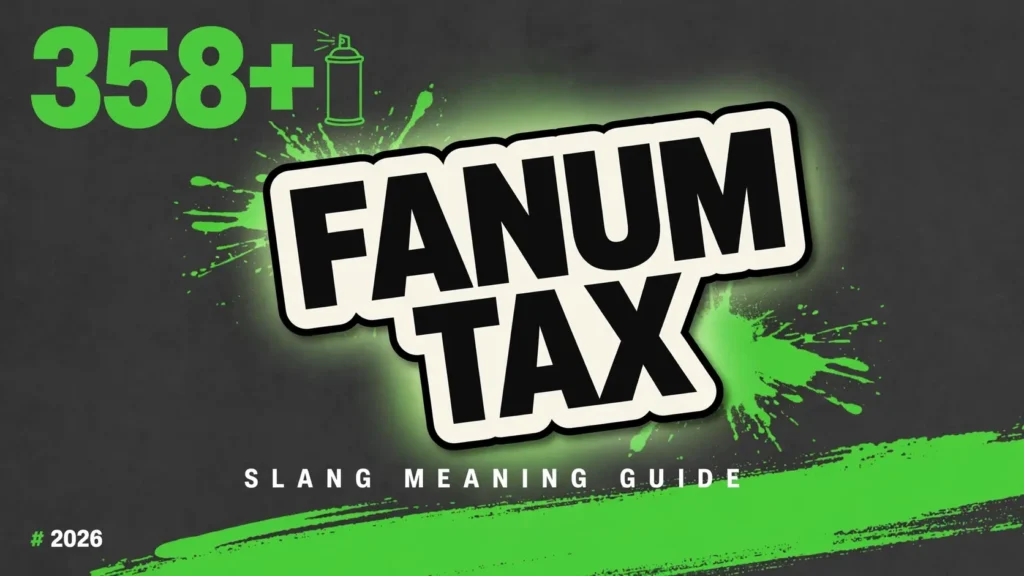 What Does Fanum Tax Mean In Slang