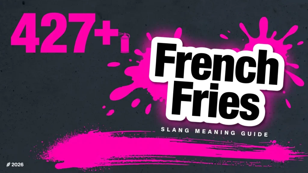 What Does French Fries Mean In Slang
