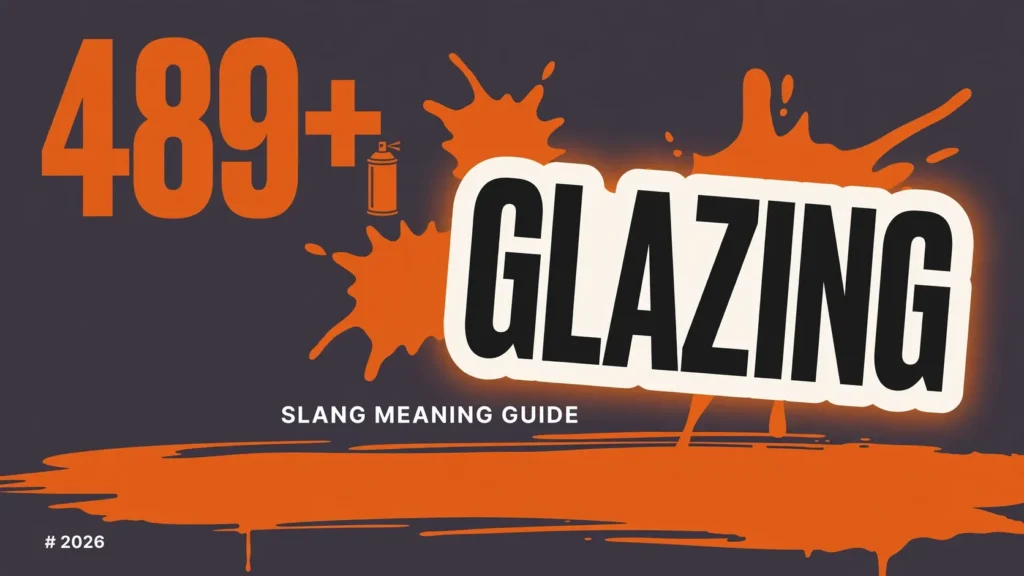 What Does Glazing Mean In Slang