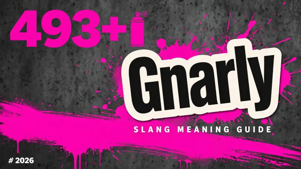 What Does Gnarly Mean In Slang