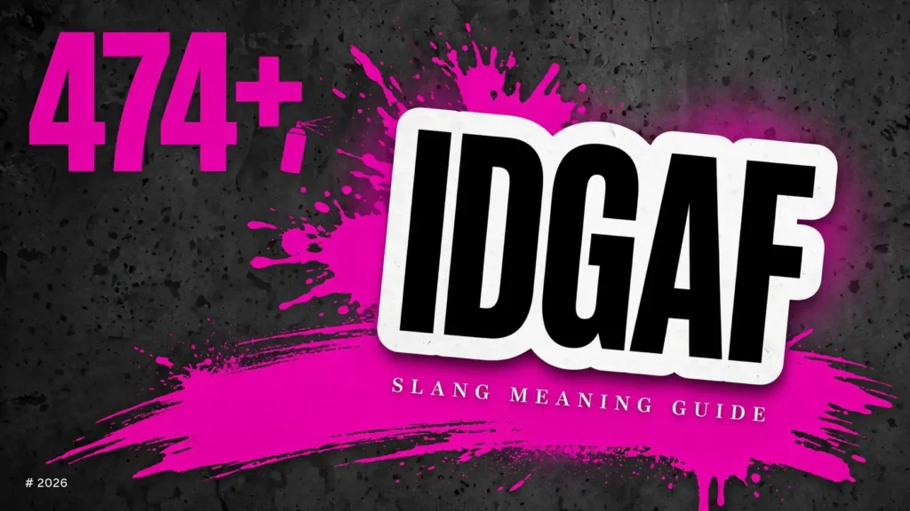 What Does Idgaf Mean In Slang