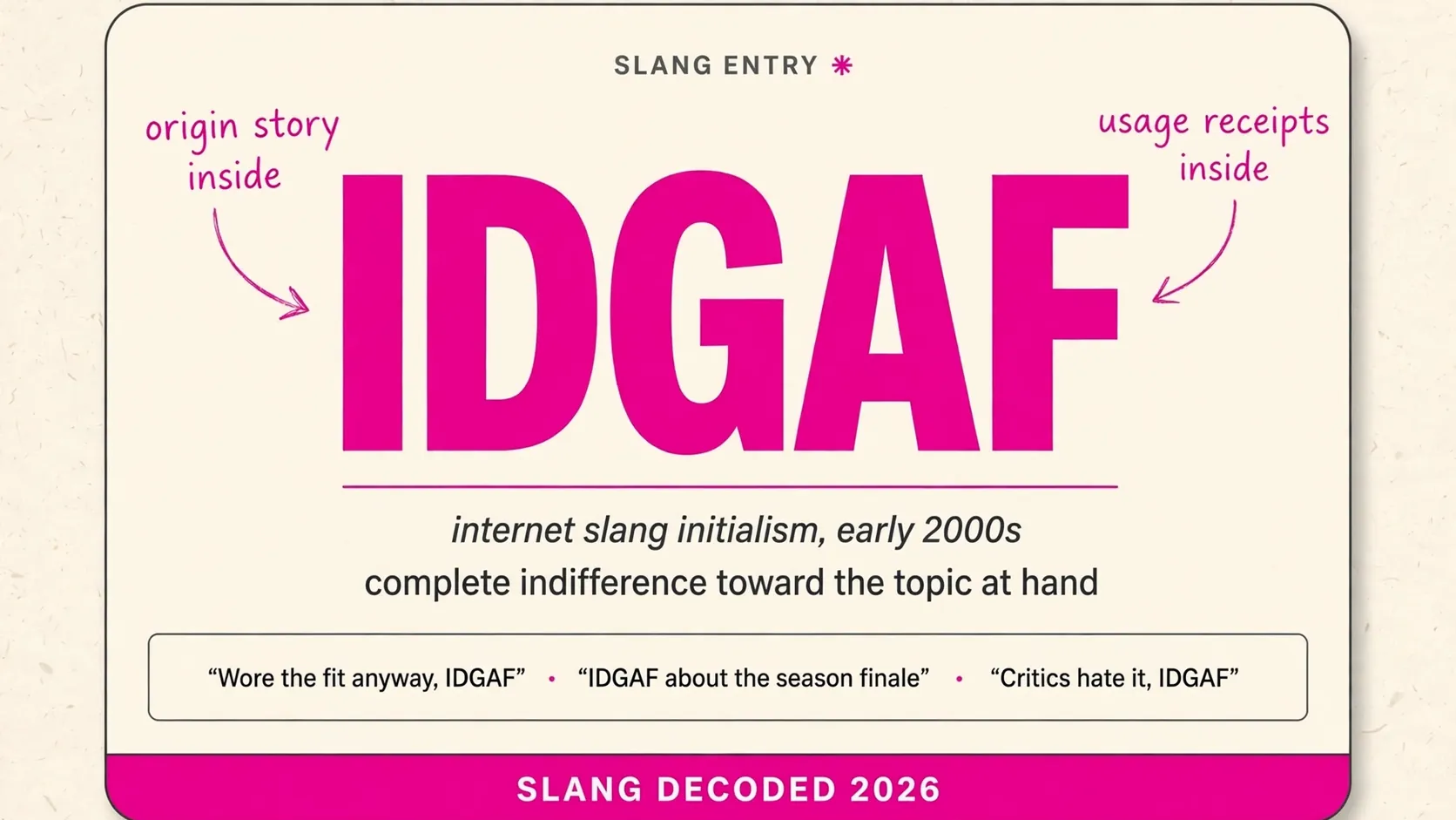 What Does Idgaf Mean In Slang What Does Idgaf Mean In Slang