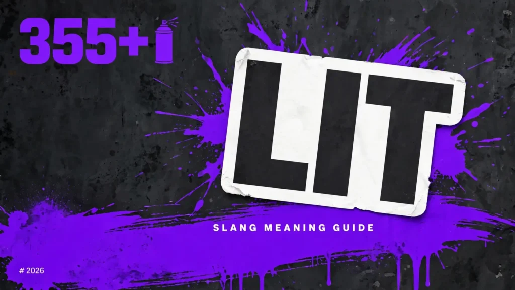 What Does Lit Mean In Slang