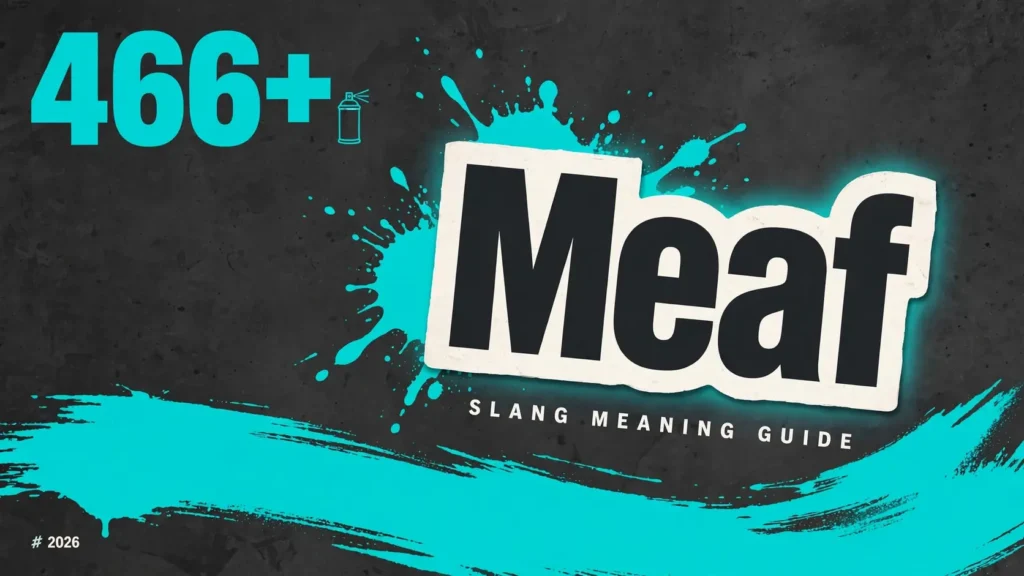 What Does Meaf Mean In Slang