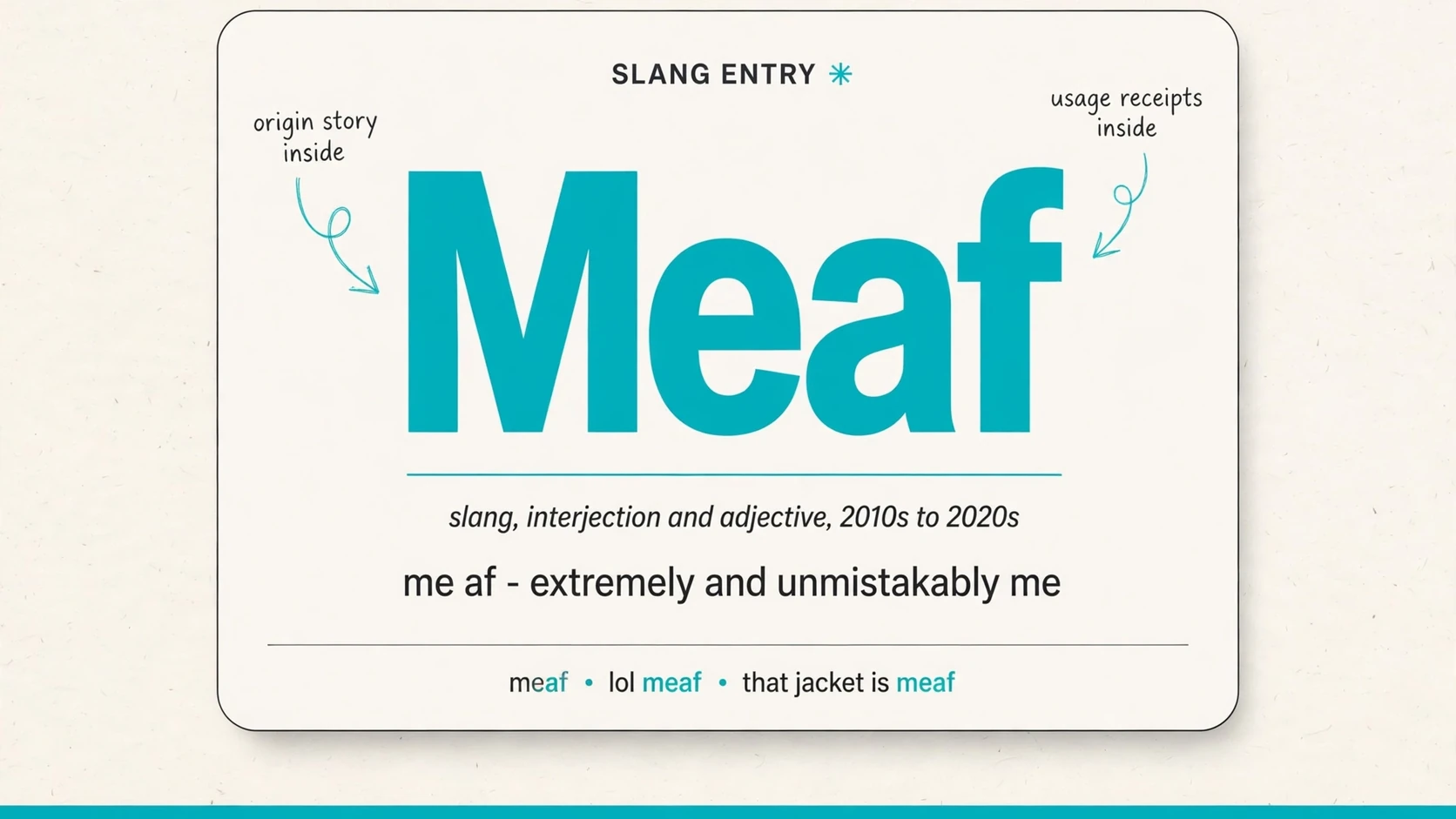 What Does Meaf Mean In Slang