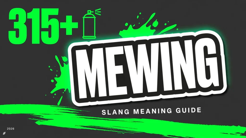 What Does Mewing Mean In Slang