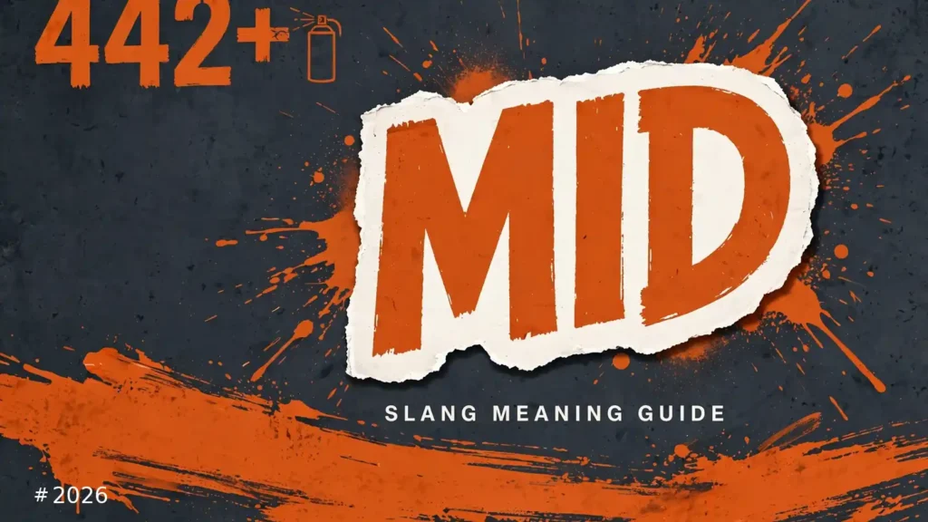 What Does Mid Mean In Slang