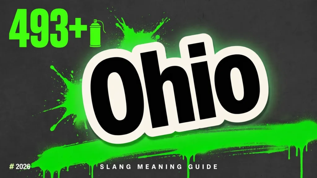 What Does Ohio Mean In Slang