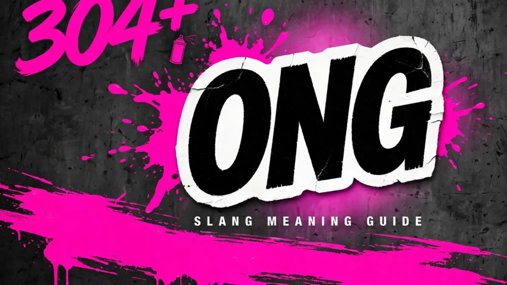 What Does Ong Mean In Slang