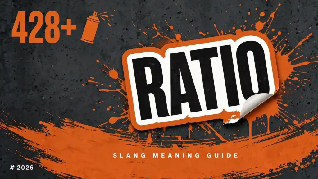 What Does Ratio Mean In Slang