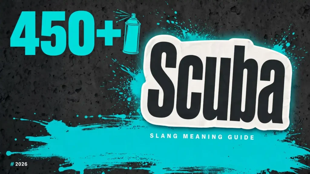 What Does Scuba Mean In Slang