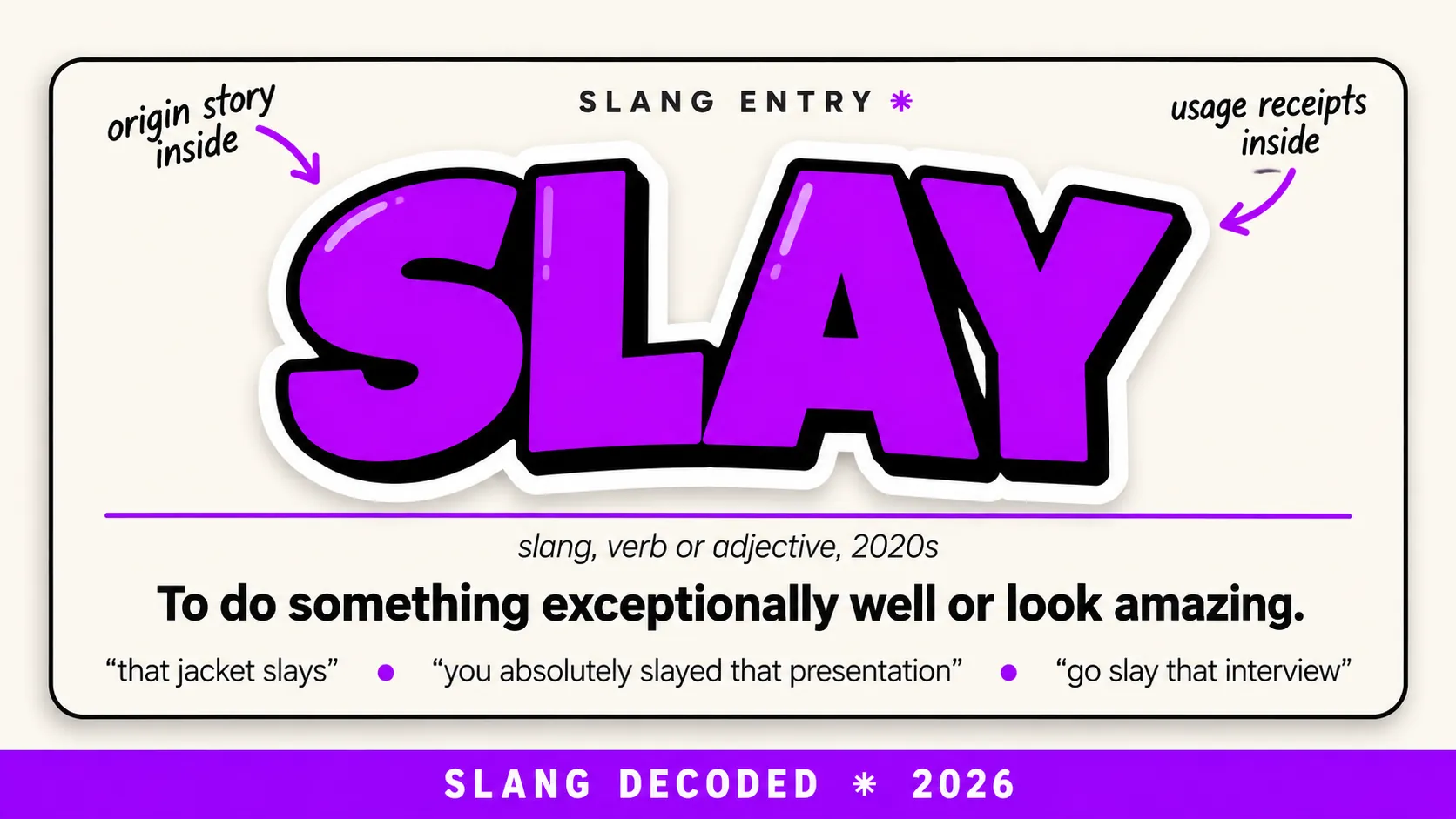 What Does Slay Mean In Slang