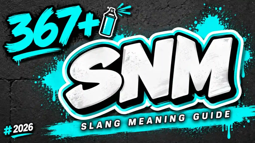 What Does Snm Mean In Slang