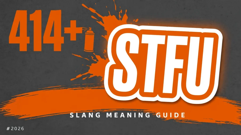 What Does Stfu Mean In Slang