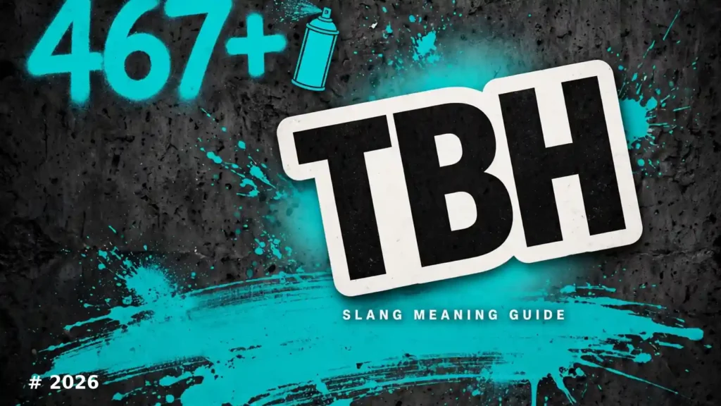 What Does Tbh Mean In Slang