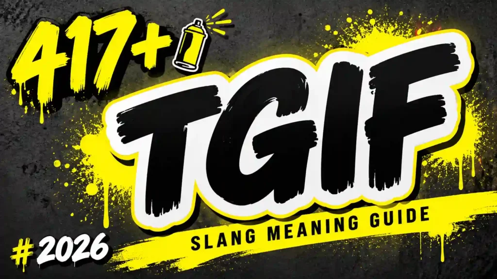 What Does Tgif Mean In Slang