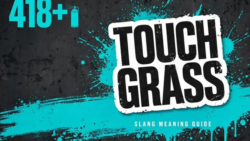 What Does Touch Grass Mean In Slang