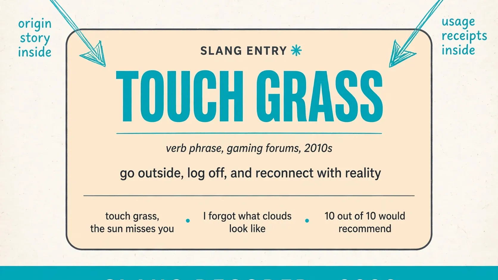 What Does Touch Grass Mean In Slang