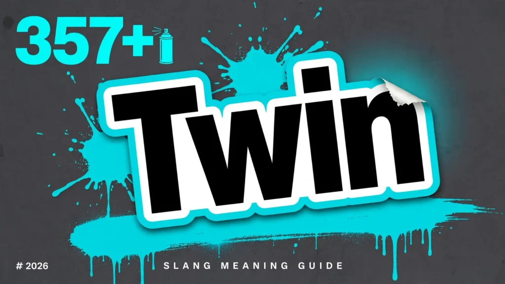 What Does Twin Mean In Slang