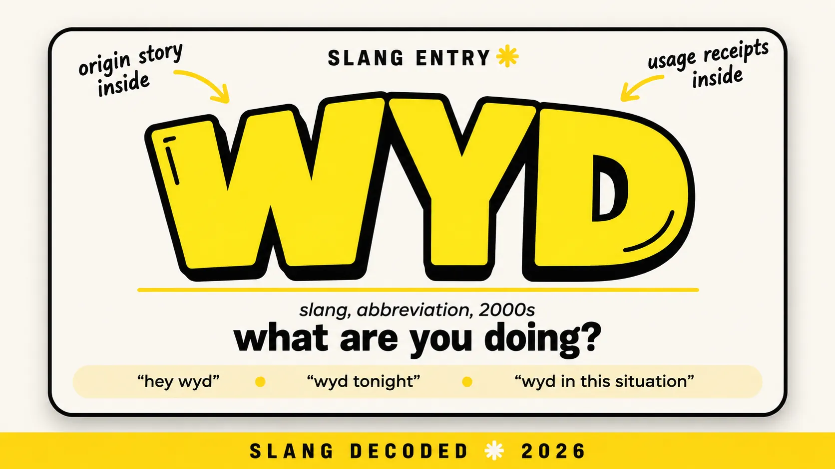 What Does Wyd Mean In Slang What Does Wyd Mean In Slang